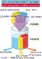 משק המים בישראל, 1998